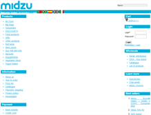 Tablet Screenshot of midzu.com