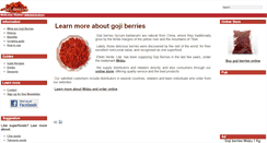 Desktop Screenshot of gojiberries.midzu.com