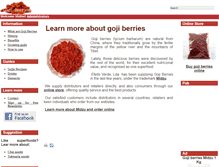 Tablet Screenshot of gojiberries.midzu.com