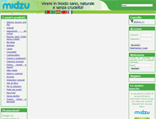 Tablet Screenshot of midzu.it